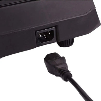 Bilancia Elettronica Professionale da Banco per Alimenti - Bilancia Digitale con 7 Tasti di Memoria e Piatto in Acciaio Inox e Schermo LCD con Prezzo