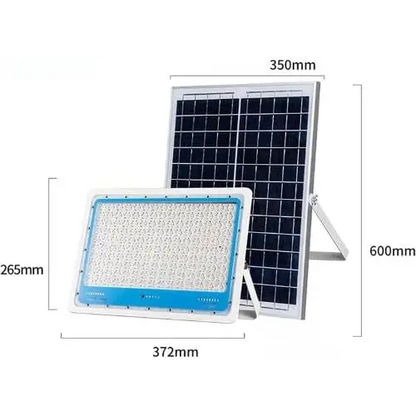 Faretto Led Esterno con Pannello Solare, Faro a Led da Giardino 1000w