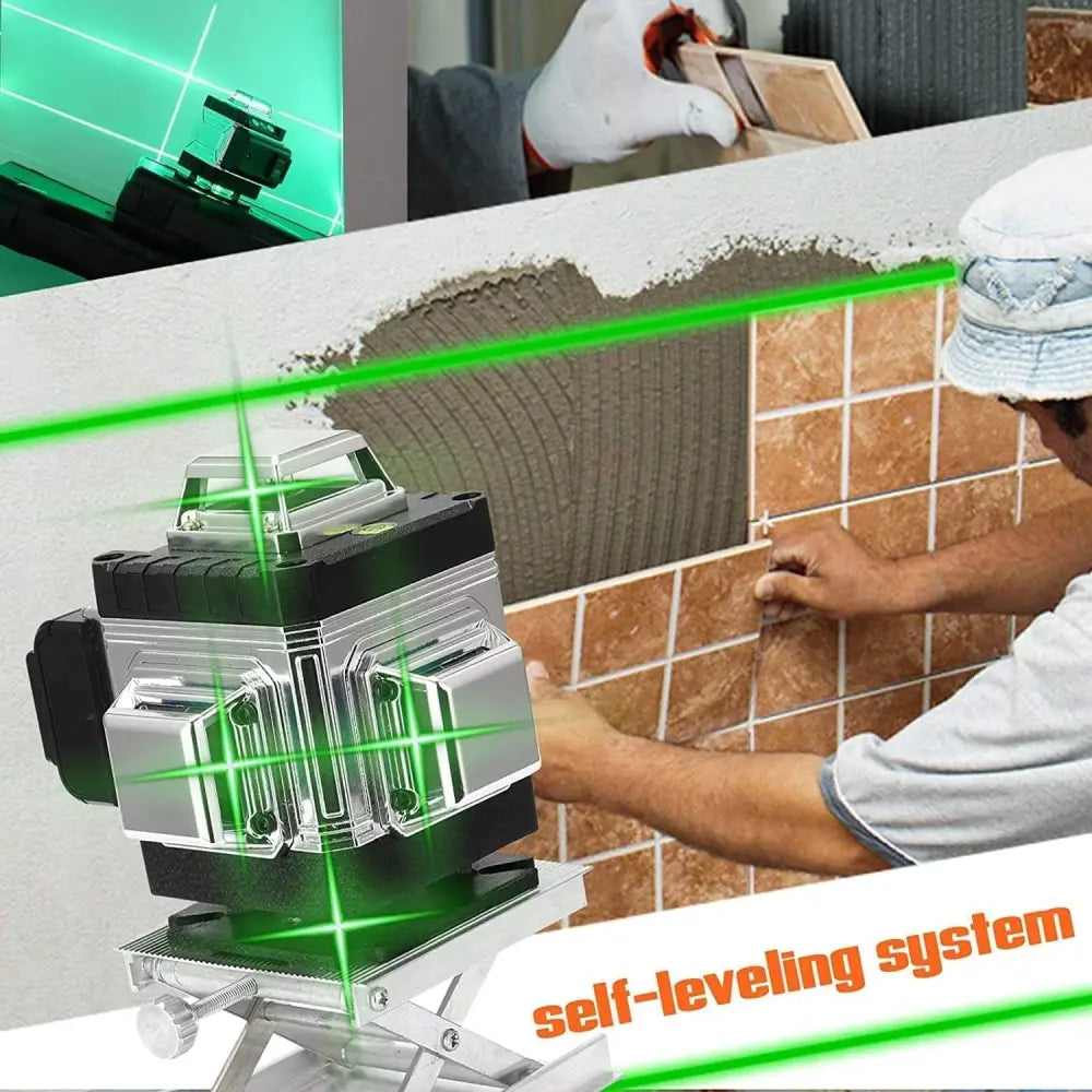 Livella laser Autolivellante 360° 4D, Laser 16