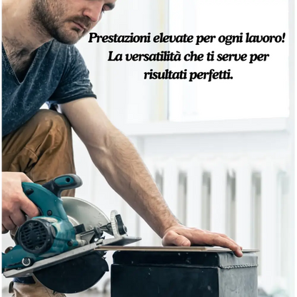 Sega Circolare per Legno, Seghetto Elettrico Multiuso per Legno, Marmo e piastrelle, Potenza 1250W, Lama da 105 mm 4 pollici.