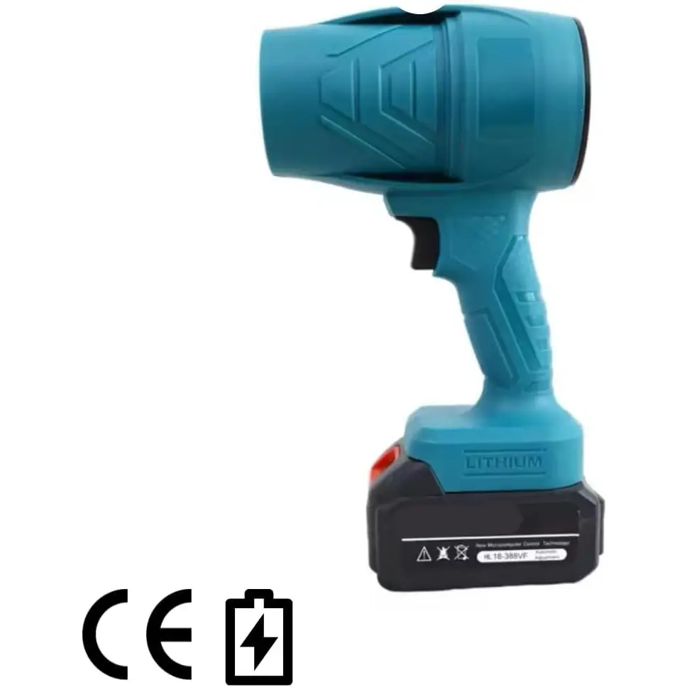 Soffiatore a Batteria, Mini Soffiatore per Foglie con Turbocompressore