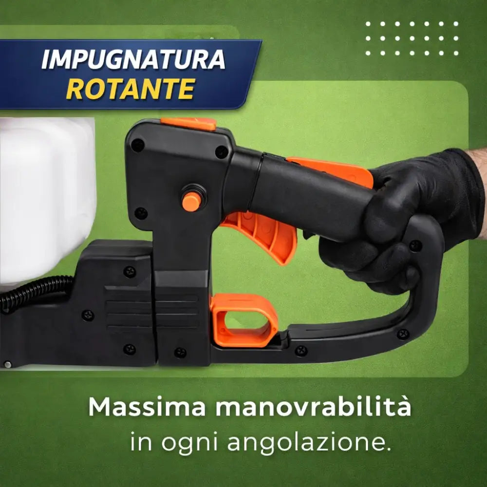 Tagliasiepi a Scoppio 23cc Professionale, Lama 60 cm, Manico Rotante, Leggero e Potente